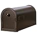 Gibraltar Mailboxes Designer Large Capacity Galvanized Steel Venetian Bronze, Post-Mount Mailbox, DM160V01