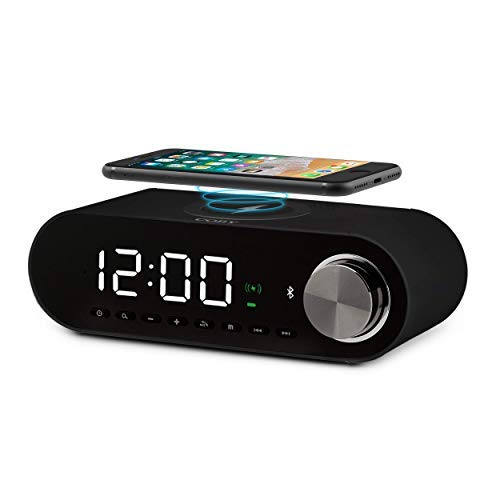 altec lansing wireless charging bluetooth dual alarm clock