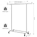 LANGRIA Heavy Duty Garment Rack Commercial Grade Adjustable Clothing Rack Supreme Rolling Rack Steel Adjustable Clothes Rack, Chrome Finish