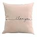 Pilllowcase,Woaills Multicolor Letter Printing Dyeing 18 X 18 Inches Fashion Decorative Cushion Covers (A)