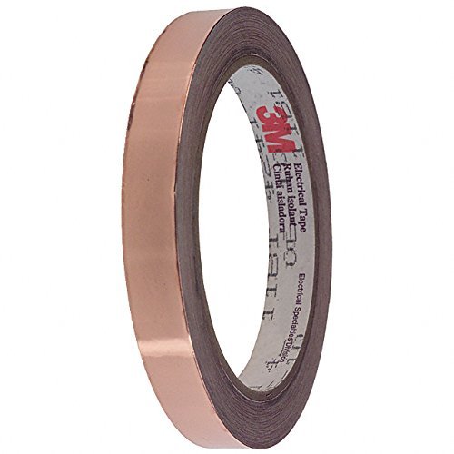 3M Copper Tape 1/2 in W x 2.6 mil Total Thickness 27551 [PRICE is
