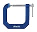 IRWIN Tools QUICK-GRIP 100 Series Deep Throat C-Clamp, 3-inch by 4 1/2-inch