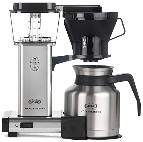 Technivorm Moccamaster 79212 KBTS Coffee Brewer, 32 oz, Polished Silver (Certified Refurbished)