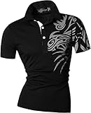 jeansian Men's Slim Fit short Sleeves Casual POLO Tee T-Shirts U010