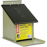 Stokes Select Lunch Box Squirrel Feeder with Metal Roof, 4.1 lb Capacity