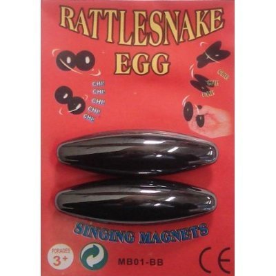 UPC 690102005326, 6 Pairs - Large 2 1/2&quot; Rattle Snake Egg Singing Magnets