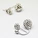 ❤️Women Earrings,Hot Sale Clearance New Fashion 2018 Neartime Holiday Sale Women Jewelry Rhinestone Austria Crystal Pendant Hoop Earrin (Silver)