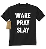 Expression Tees Wake Pray Slay All Day Mens T-shirt