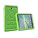Galaxy Tab A 8.0 Case - Poetic [Turtle Skin Series]-[Corner/Bumper Protection][Tactile side Grip][Sound-Amplification][Bottom Air Vents] Protective Silicone Case for Samsung Galaxy Tab A 8.0 Green