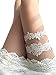 YuRong Flower Leaf Style Garter Set Wedding Garter Set Bridal Garter G08 (Ivory)