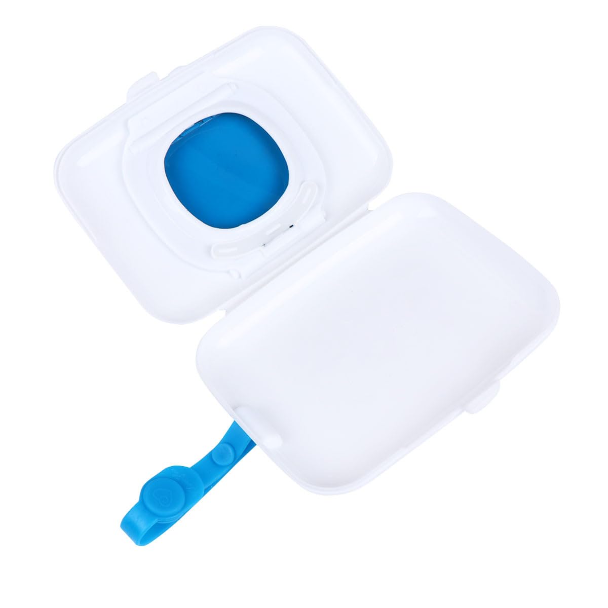 Healifty Portable Wet Tissue Case Baby Wipes Dispenser Lightweight Travel Holder with Belt for Stroller Pram Infant Outdoor Storage Box