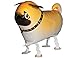RIY Pet Balloons Pug Farm Walking Animal