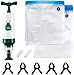 Sous Vide Bags Kit for Anova, Joule and all Popular Brands - 20 Reusable BPA FREE GREEN APRON Sous Vide Bags [2 Sizes], 1 Hand Pump, 5 Sous Vide Clips, 2 Bag Sealing Clips