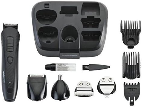 babyliss for men pro power carbon 8 in 1 grooming kit 7426bu