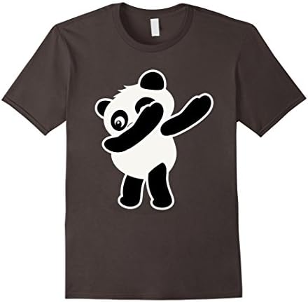 Men's Funny Panda T-Shirt Dab Pandab Shirt 3XL Asphalt