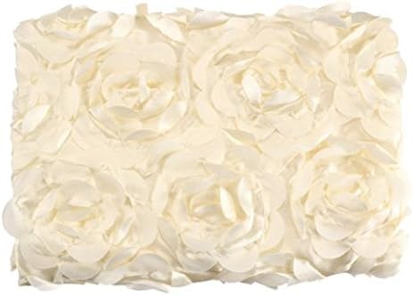 Baby Photography Props Newborn 3D Rose Flower Photo Backdrop Blanket Rug (Beige)