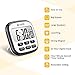 Habor Kitchen Timer, 24-Hours Digital Timer [Multifunctional] with Clock for Cooking, Loud Alarm & Strong Magnet, Count-Up & Count Down for Kitchen Baking Sports Games Office Study (Battery Included)