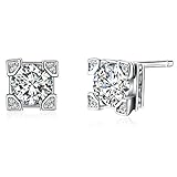 MoAndy S925 Sterling Silver Stud Earrings for Women