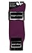 1 Pair of Biagio Solid Dark PURPLE Color Men's COTTON Dress SOCKS
