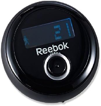 Reebok In Color Digital Pedometer For Fitness, Step and Distance Tracking, Time in Motion, Calories Burned And Speed (Black)