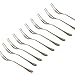 NYKKOLA Stainless Steel Cocktail Forks, Tasting Appetizer Forks, Cake Forks, Fruit Forks, Pack of 20