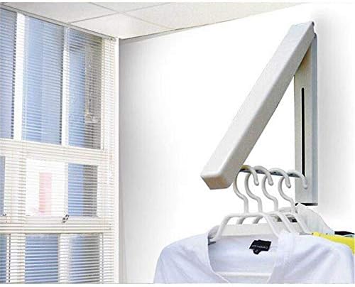 Panathlatic Hooks & Rails - Folding Wall Hanging Retractable Clothes Hangers Storage System Hotel Home Hangers for Clothes Organization 1 PCs