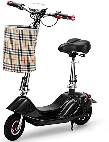 NBWE Folding Adult Electric Car Mini Electric Car Scooter Travel Small Electric Bicycle 24V Brushless Models Battery Life 25 Km Suspension