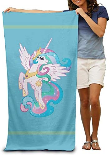 Kaixin J Princess Celestia My Little Pony Pool Towel Inch,Adult,Lightweight&Absorbent 31x51 inches