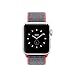 Vati Watch Sport Loop Band, Hook & Loop Fastener Adjustable Closure Wrist Strap Lightweight Breathable Nylon Replacement Band for Apple Watch Nike+, Series 3/2/1, Sport, Edition (38MM, Electric Pink)