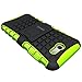 For Samsung Galaxy J3 Emerge Case, J3 Prime / J3 Mission / J3 Eclipse / J3 2017 / J3 Luna Pro / Sol 2 / Amp Prime 2 / Express Prime 2 Case, OEAGO Tough Rugged Dual Layer Case with Kickstand (Green)