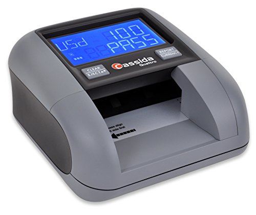 Cassida All-Orientation Automatic Counterfeit Detector with Rechargeable Battery, 3.5