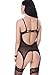 Sexy Lingerie for Women Upgraded Stretchy Lace Teddy Bodysuit Plus Size Lingerie