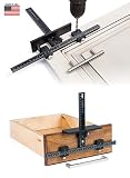 The Original Cabinet Hardware Jig Tool - Drill Template Guide for Door and Drawer Handle + Knob + Pull Installation - TP-1934 by True Position Tools