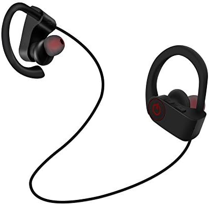 Wireless Earphones - SMBOX 8-Hour Playtime Bluetooth 4.1 Sports Headphones Stereo Sweat Proof Earbuds, Noise Cancelling Bluetooth Headsets Secure Fit for Jogging, Gym, Cycling with A2DP Build-in Mic
