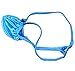 Mens Micro String Thongs Bulge Pouch T-back Underwear Blue
