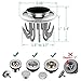 BABATH Tub Drain Hair Catcher and Stopper for Bathtub