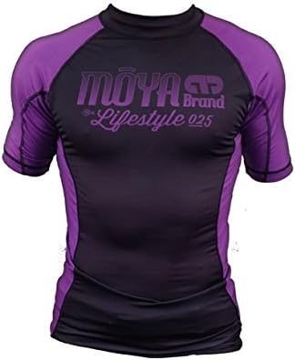 Moya Brand Short Sleeve Rash Guard - Purple - L