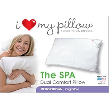 Amazon Com I Love My Pillow The Spa Dual Comfort Pillow King