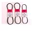 Ariens (2) 5072 & (1) 5018 Rotary Belt Set Compatible 07200431 & 07200111