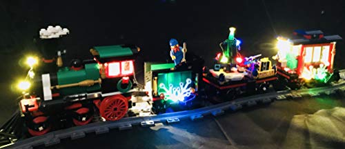 brickled LED Light Kit for Lego 10254 Winter Holiday Train