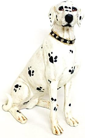 Amazon 置物 いぬ 犬ダルメシアンdalmatian 伏せ オブジェ フィギュア 置物 オブジェ オンライン通販