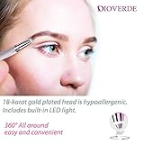 Upgraded Eyebrow Hair Remover, No Pain Eyebrow Hair Remover, As Seen on TV Pretty Eyebrow Hair Remover, the First choice Eyebrow Hair Remover for Gift, Best Eyebrow Hair Remover in 2018