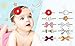 Baby Headbands, 10 pcs Soft Stretchy Hair Bands with 3