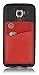 CardBuddy Deluxe: Leather Credit Card Holder Stick-On Wallet for iPhone and Android Smartphones (Red)