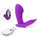 Wireless Remote Anal Plug Male Prostate Massager with 10 Vibration Modes,Waterproof Anal Sex Toys Vibrator for Men & Women and Couple Play Fun (Purple)