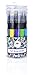 12 Water Brush Marker Pen Set With Flexible Tip for Watercolor Painting Calligraphy Adult Coloring Books Manga Comic Art