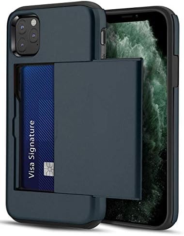 LUUDI Case for iPhone 11 Pro Case Wallet Protective Slim Shell Card Holder Sliding Cover Credit Card Slot Scratch…