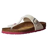 Birkenstock Women's Classic Gizeh BirkoFlor Buckled Toe Post Thong Flip Flop Sandal