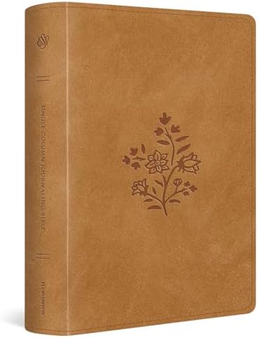 ESV Single Column Journaling Bible (Cloth Over Board, Antique
