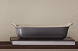 Le Creuset Heritage Rectangular Dish Stoneware 26 cm Flint 2.4 L 71102264440001 view 2